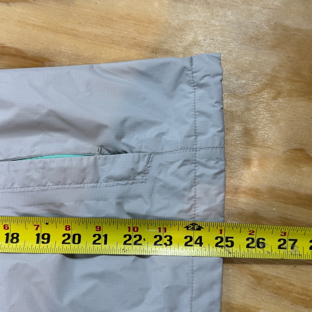 The North Face DryVent Rain Jacket Women's S Grey Mint Green Hooded Gorpcore - Picture 6 of 10
